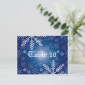 Numéro de table de fête de Noël (Debout devant)