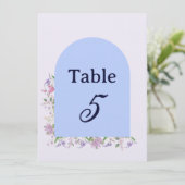 Numéro de table de fleurs (Debout devant)