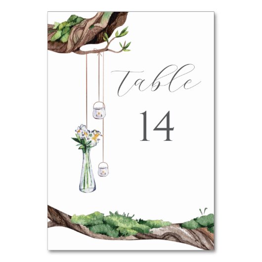 Numéro de table de jardin sucré (Par défaut)