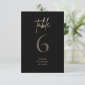 Numéro de table de la fête d'anniversaire des 50 a (Debout devant)