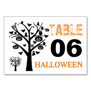 Numéro de table de la forêt hantée