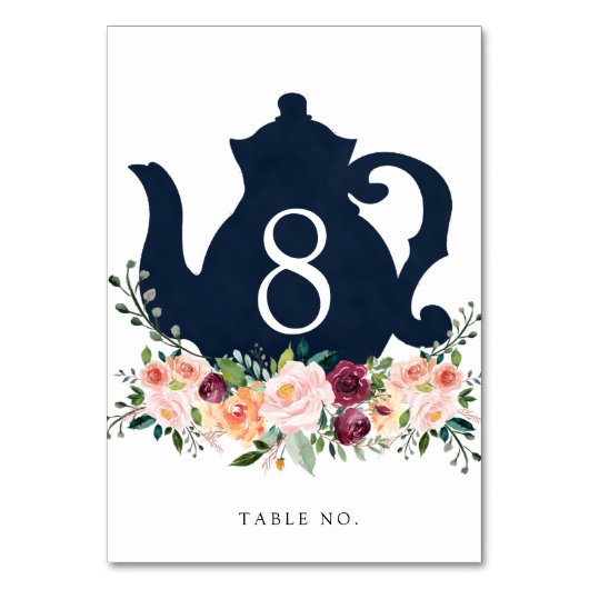 Numéro de table de la théière nuptiale (Par défaut)