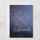 Numéro de table de l'étoile de constellation Andro (Devant)