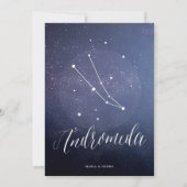 Numéro de table de l'étoile de constellation Andro (Dos)