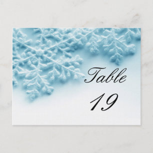 Numéro de table de l'événement de Noël