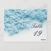Numéro de table de l'événement de Noël (Dos)
