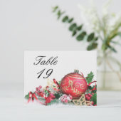 Numéro de table de l'événement Noël (Debout devant)