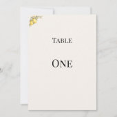 Numéro de table de luxe italien côtier méditerrané (Devant)