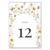 Numéro de table de mariage avec arche de fleurs sa (Par défaut)