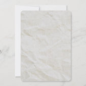 Numéro de table de mariage avec photo de journal v (Dos)