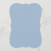 Numéro de table de mariage bleu côtier découpé (Dos)