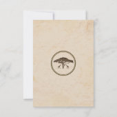 Numéro de table de mariage d'arbres de girafes de  (Dos)