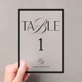 Numéro de table de mariage d'argent ancien (In situ (ordinateur de poche))