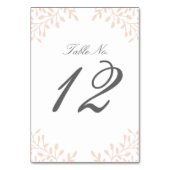 Numéro de table de mariage du jardin secret - Blus (Dos)