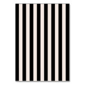 Numéro de table de mariage élégance classique noir (Dos)
