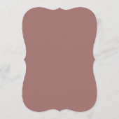 Numéro de table de mariage en burgundy découpé (Dos)