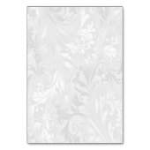 Numéro de table de mariage en damas de coeurs et r (Dos)