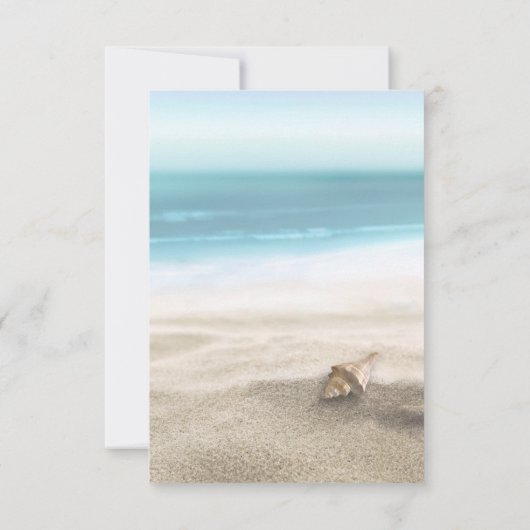 Numéro de table de mariage Été Plage Étoile de mer (Dos)