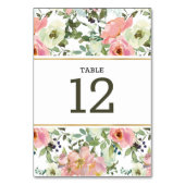Numéro de table de mariage floral coquille d'oeuf  (Par défaut)