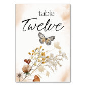 Numéro de table de mariage floral miniature botani (Par défaut)