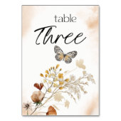Numéro de table de mariage floral miniature botani (Par défaut)
