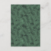 Numéro de table de mariage floral tropical ID475 (Dos)