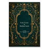 Numéro de table de mariage Forêt Enchantée (Dos)