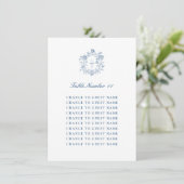 Numéro de table de mariage personnalisé Assise ble (Debout devant)
