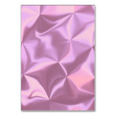 Numéro de table de mariage rose avec feuille d'alu (Dos)