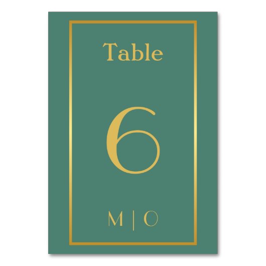 Numéro de table de Noël élégant (Dos)