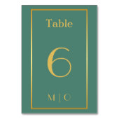 Numéro de table de Noël élégant (Par défaut)