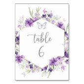 Numéro de table de papillon bleu argenté (Par défaut)