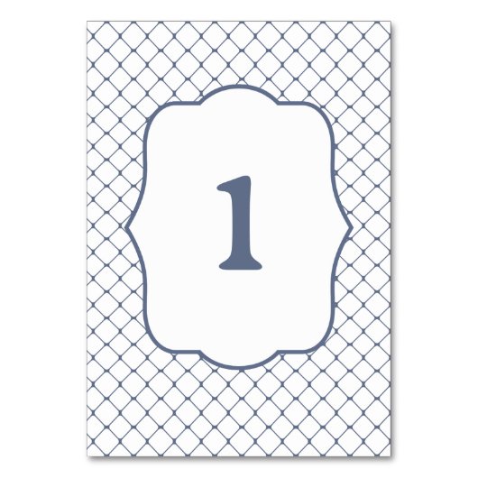 Numéro de table de pêche Acier bleu (Par défaut)