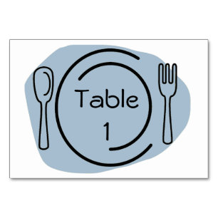 Numéro de table de réglage du lieu bleu