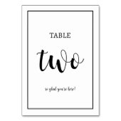 Numéro de table de script avec message personnalis (Par défaut)
