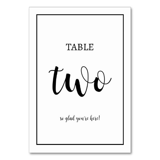 Numéro de table de script avec message personnalis (Par défaut)
