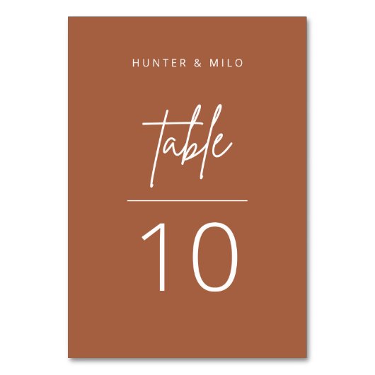 Numéro de table de script simple Symbole de récept (Par défaut)