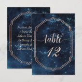 Numéro de table de siège de galaxie céleste de cie (Devant / Derrière)