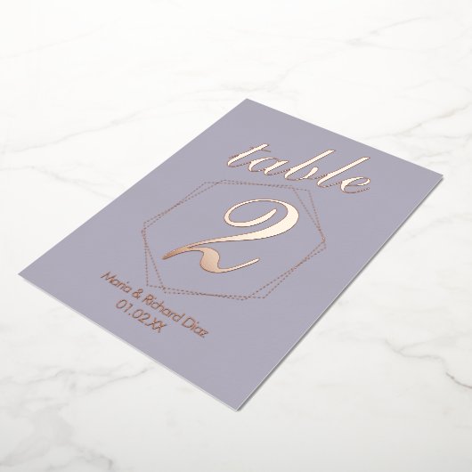 Numéro de table de tableau de bordures pointillées (Rotation)