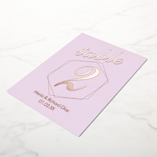 Numéro de table de tableau de bordures pointillées (Rotation)