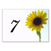 Numéro de table de tournesol (Devant)