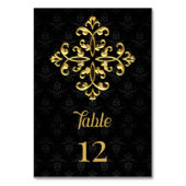 Numéro de table de verre du soir (Par défaut)