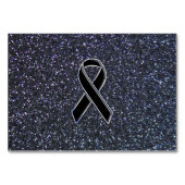 Numéro De Table Décor noir en ruban (Devant)