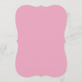 Numéro de table découpé en coquillage rose blush p (Dos)