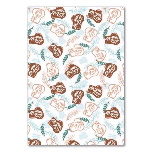 Numéro De Table Délicieux Motif de pain de blé (Par défaut)