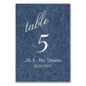 Numéro de table Denim (Par défaut)