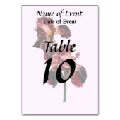 Numéro De Table Deux iris marron et jaune (Par défaut)