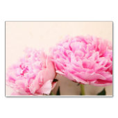 Numéro De Table Deux pivoines roses (Dos)