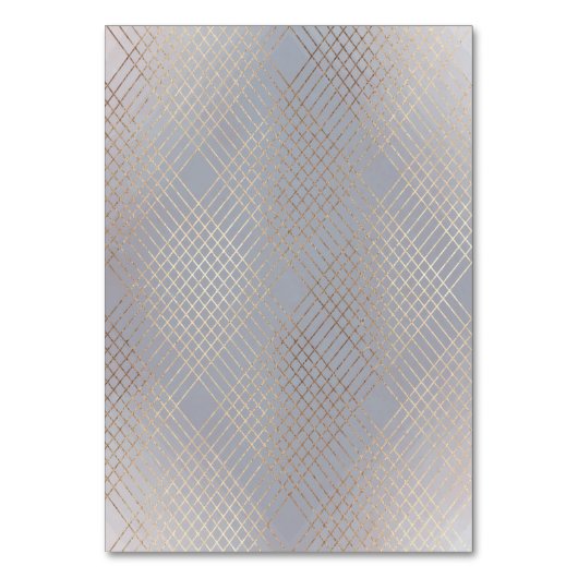 Numéro De Table Diamant Gray Gray Gold Gatsby Mariage (Dos)