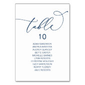 Numéro De Table Dîner De Mariage Élégant, Table D'Assise Des Invit (Par défaut)